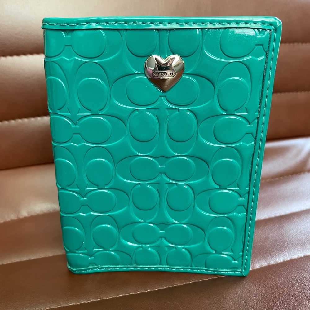 Coach passport cover